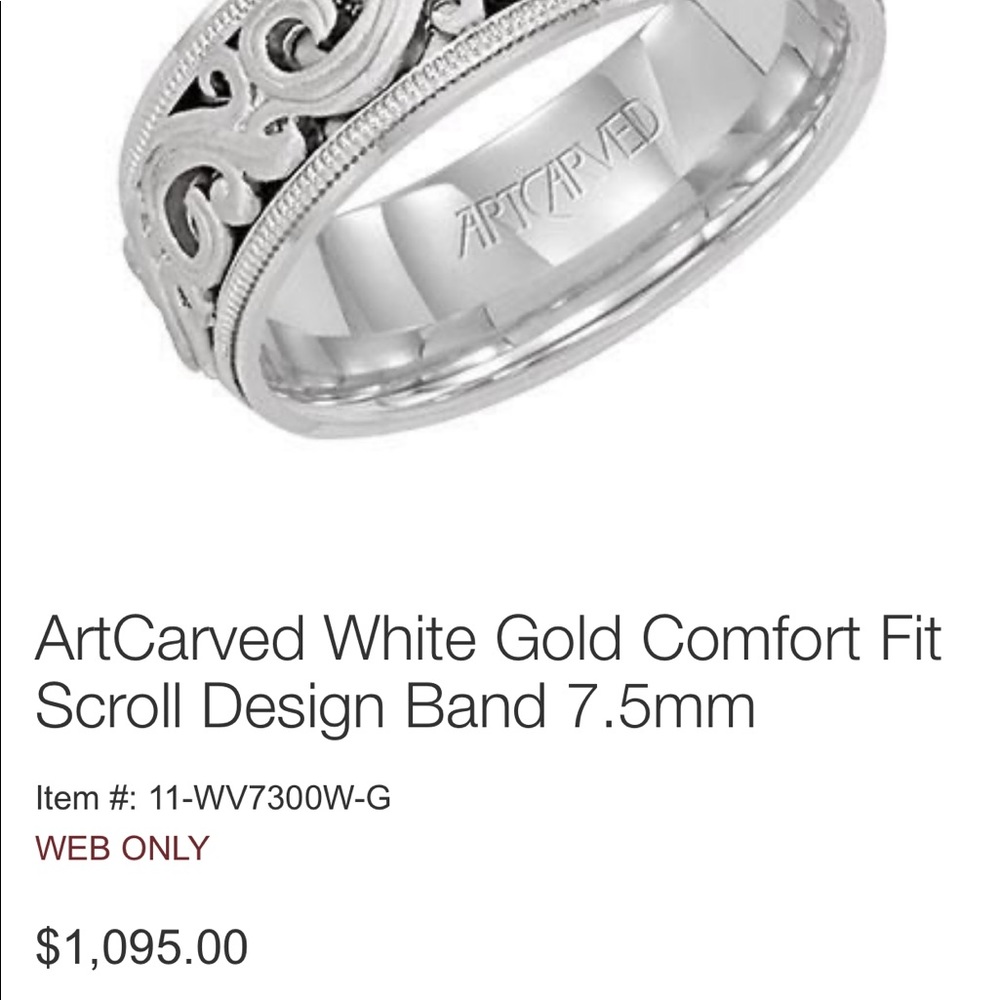 14k wedding ring -Designer - Picture 6 of 6